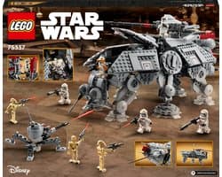 LEGO Star Wars AT-TE Walker Verstelbaar Model met Clone Troopers en Droid Figuren - 75337