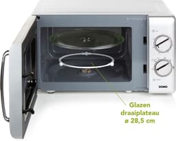 DOMO DO3025 Microgolfoven/magnetron solo - 25 L - 900 W - Retro - Grijs — thumbnail 3