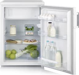 Severin TKS 8846 - Tafelmodel koelkast met vriesvak - Veel opbergruimte 120 Liter - Grote Veggibox - Wit - Luxe Handvat — thumbnail 6