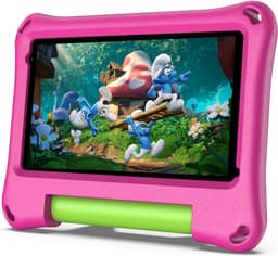 CosmoToys® Kids Tablet - Kindertablet - Tablet Kinderen - Vanaf 3 Jaar - Speelgoed voor in de Auto & Onderweg - 7 Inch - Android 11 - Ouderlijk Toezicht - 3500 mAh - Roze — thumbnail 1