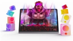 Lenovo Tab Plus – 8GB RAM – 128GB opslag – WiFi – Inclusief hoesje – Grijs — thumbnail 3