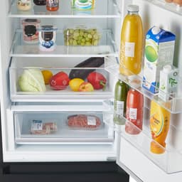 Inventum KV1850B No Frost energiezuinige koel-vriescombinatie - 185 cm hoog - 338 liter - Zeer stil: 35 dB - Superkoelen - Supervriezen - Energielabel C - Vrijstaand - Zwart — thumbnail 12