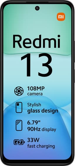 Xiaomi Redmi 13 - 8GB/256GB - Midnight Zwart — thumbnail 10