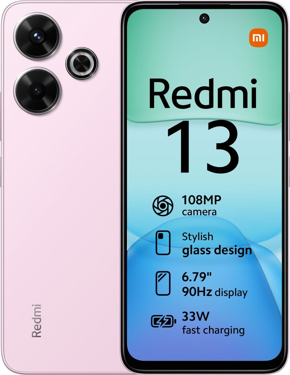 Xiaomi Redmi 13 - 8GB/256GB - Pearl Roze — afbeelding 1