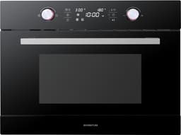 Inventum IMC6044GK - Inbouw combi-oven - Hetelucht - Magnetron - Grill - 44 liter - 45 cm hoog - Tot 230 graden - Zwart/RVS — thumbnail 1