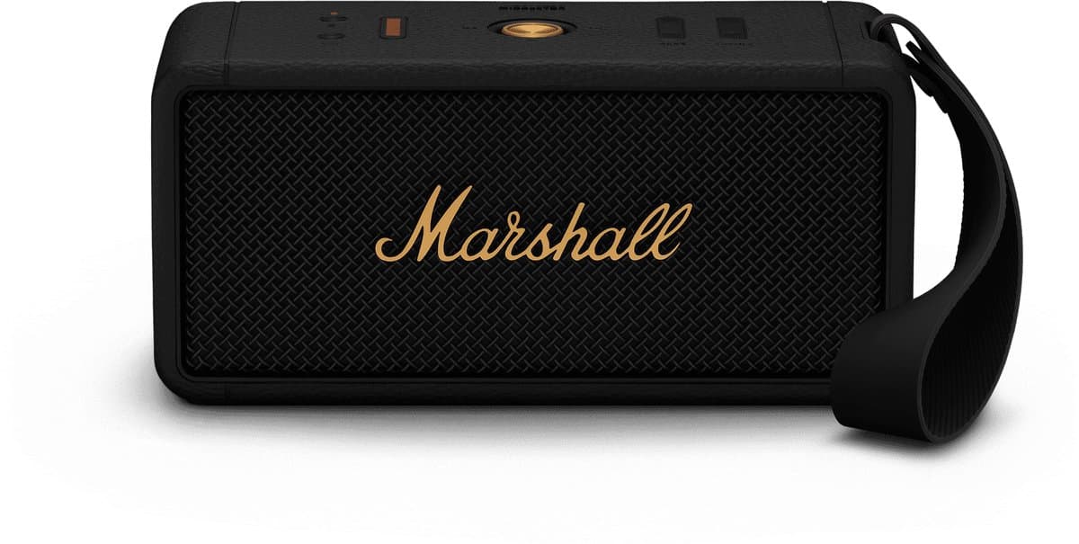 Marshall Middleton - Portable speaker - Black and Brass — afbeelding 1