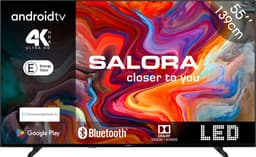Salora SMART55TV - Smart tv 55 inch - 4K UHD - Smart TV - Televisie - 55 inch smart tv - Tv - 2025 model — thumbnail 1