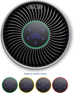 Clean Air Optima® CA-503T Compact Smart - Intelligente HEPA UV-C Ionisator Luchtreiniger - 360° Airflow - Ultrastil met sleepmode! <10dB(A)! — thumbnail 11