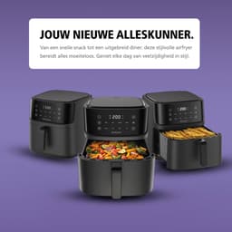 Brabantia Airfryer XL - 4 liter - Digitaal Touchscreen - 8 Kookprogramma's - Tot 4 Personen - PFAS-Vrij - 80ºC tot 200ºC - 1700 Watt - BBEK1134 — thumbnail 9