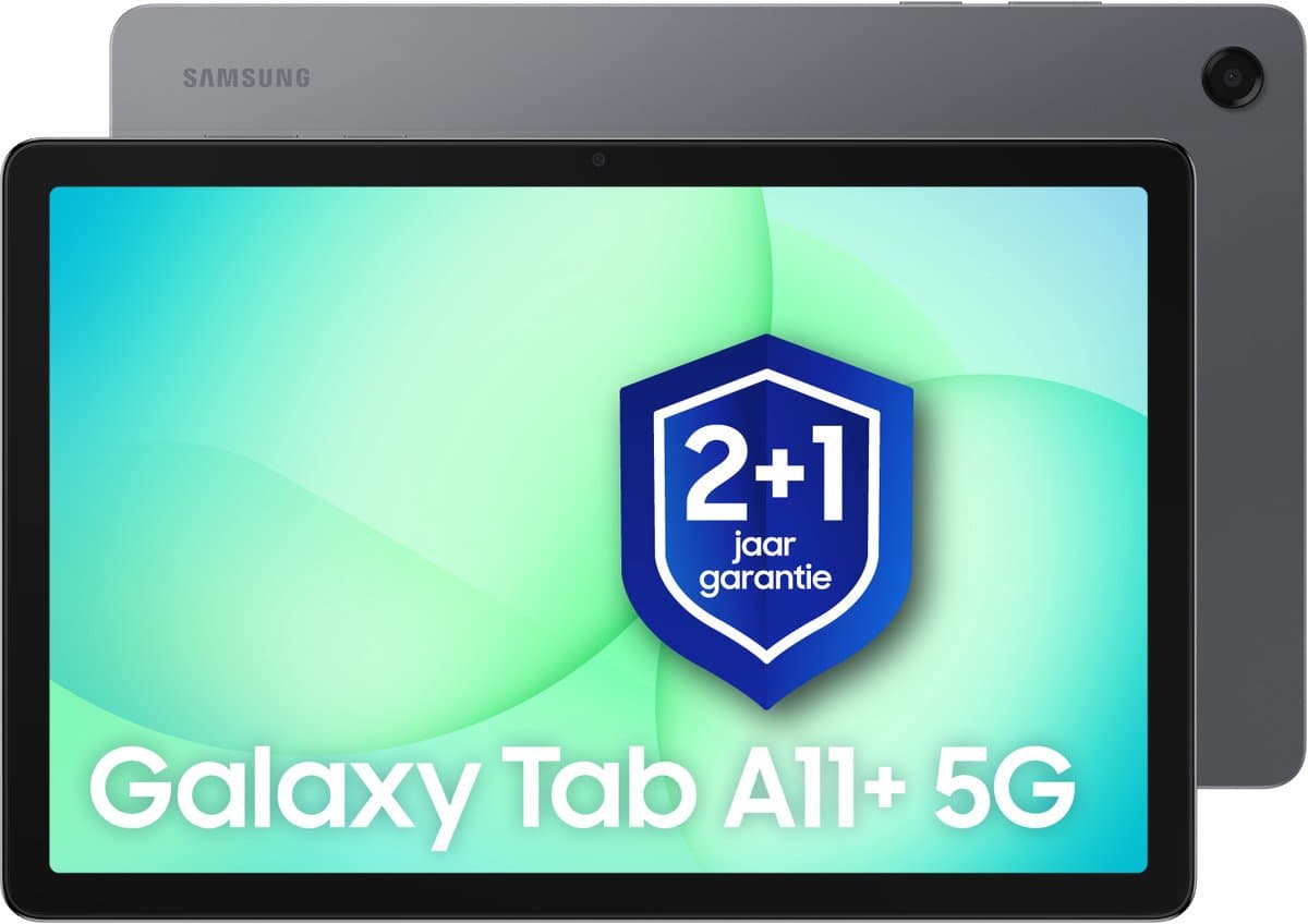 Samsung Galaxy Tab A11 Plus - 5G - 256GB - Gray + 1 jaar extra garantie — afbeelding 1
