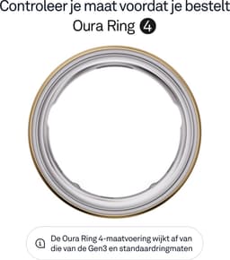 Oura Ring 4 - Size Before You Buy - Gold - Size 8 — thumbnail 3