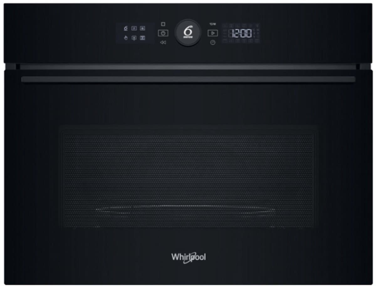 Whirlpool WMW57D-MB - Inbouw Combimagnetron - 45 cm - 40 Liter - 900 Watt - Hetelucht Oven, Grill, Crispfunctie - RVS — afbeelding 1