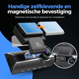 AZDome M770 Pro 1CH 4K Wifi Gps dashcam voor auto - 4K + FullHD resolutie - Night vision - Parkeerbeveiliging - 64gb Micro SD kaart - 3,0 inch LCD scherm - 170 + 140 graden kijkhoek - Nachtzicht — thumbnail 7