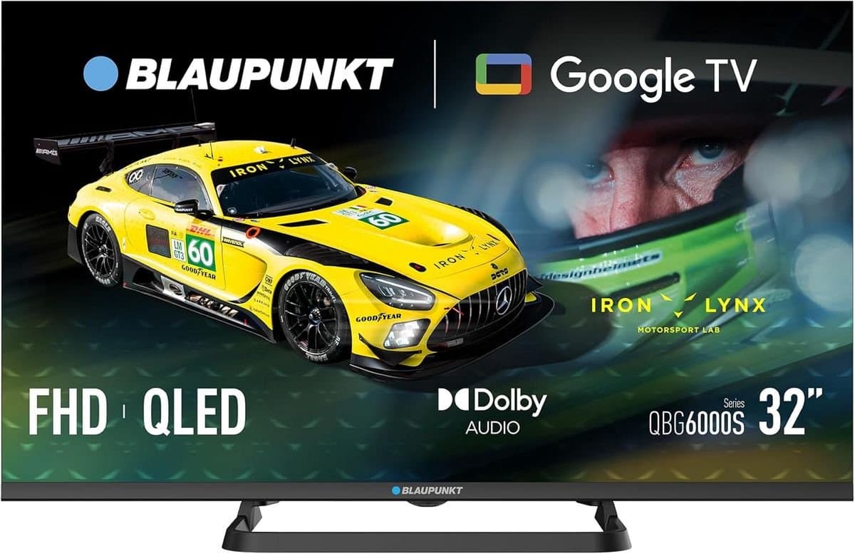 Blaupunkt 32QBG6000S – 32 inch Full HD QLED TV – Google TV – HDR10 – Dolby Audio — afbeelding 1