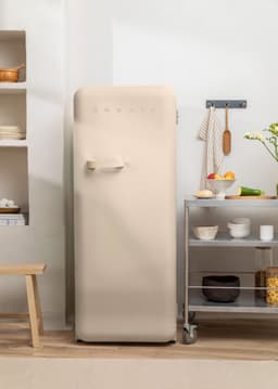 CREATE - Koelkast in retrostijl - Zand - Handvat Zand - FRIDGE RETRO 281L — thumbnail 6