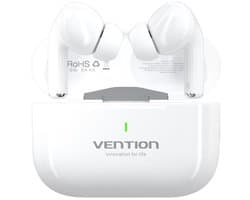 Vention Tws Draadloze Hoofdtelefoon Voor Smartphone Tablet Laptop Wit Echo