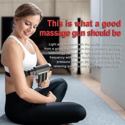 Massage Gun Professioneel - Massage Apparaat - Theragun - Zwart — thumbnail 5