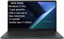 Asus Expertbook 15.6" FHD - Intel i5 13420H - 16GB DDR5 - 512GB SSD - Windows 11 Pro - 3jaar garantie — thumbnail 1
