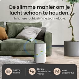 Zenvo Luchtreiniger- 360 m3/u - Werkt tegen huisstofmijt, hooikoorts, allergie, stof - Met HEPA 13 Filter - Air Purifier - Clean Air — thumbnail 9