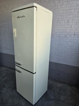 Helvetia Retro Koel-vriescombinatie HRCBGR300PEC1 - Crèmekleur (Beige) 300L - Geventileerd - Led Verlichting - XL - 192 cm hoog — thumbnail 5