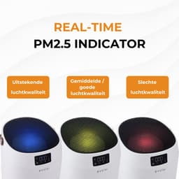 Evolar Luchtreiniger met HEPA 13 Filter - CADR: 400m3/h - Air Purifier - Slaapmodus - Luchtkwaliteit Indicator - Pure4 + — thumbnail 4