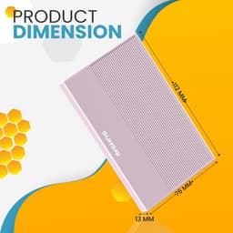 Draagbare Externe Harde Schijf 320GB USB 3.0 Opslag voor PC, Laptop, Mac & Gameconsoles (Roze) — thumbnail 5