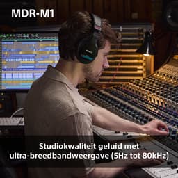 Sony MDR-M1 - Studio koptelefoon met gesloten achterkant - Zwart — thumbnail 9