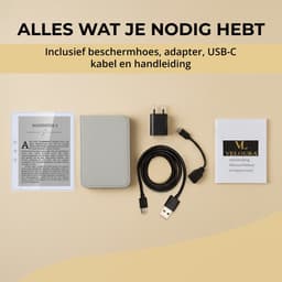 Veloura ereader - e reader met Hoesje voor E books - 32GB E-Readers - E-reader Nederlandstalig - Online luisterboeken & audio — thumbnail 7