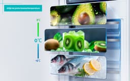 ETNA KCD9194CNF - Koel-vriescombinatie - Energielabel C - 34dB (A) - Metal Tech Cooling - No Frost - Multi-Air Flow - CoolFresh - SmartZone - Super Cool - Fast Freeze - Inverter Compressor - ConnectLife - 284 Liter — thumbnail 16