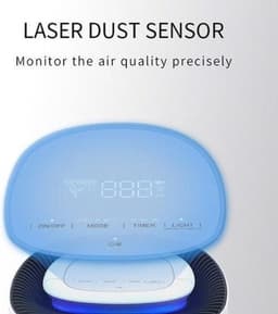 Tubble® Air Purifier Max Laser, Luchtreiniger, TRUE HEPA 360° filter technology, CADR 400, met fluisterstille slaapstand — thumbnail 3