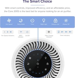 Levoit Core 200s Smart True HEPA Air Purifier - Luchtreiniger — thumbnail 2