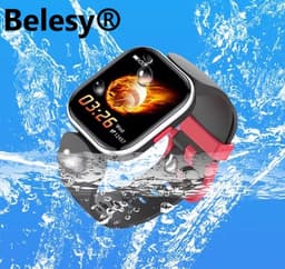 Belesy® Humble - Smartwatch Meisjes– Kinder Horloge – Stappenteller – Calorieën –Hartslag – Sporten –Je eigen foto als wijzerplaat - Kleurenscherm - Full Touch – Paars – Siliconen - Moederdag — thumbnail 7