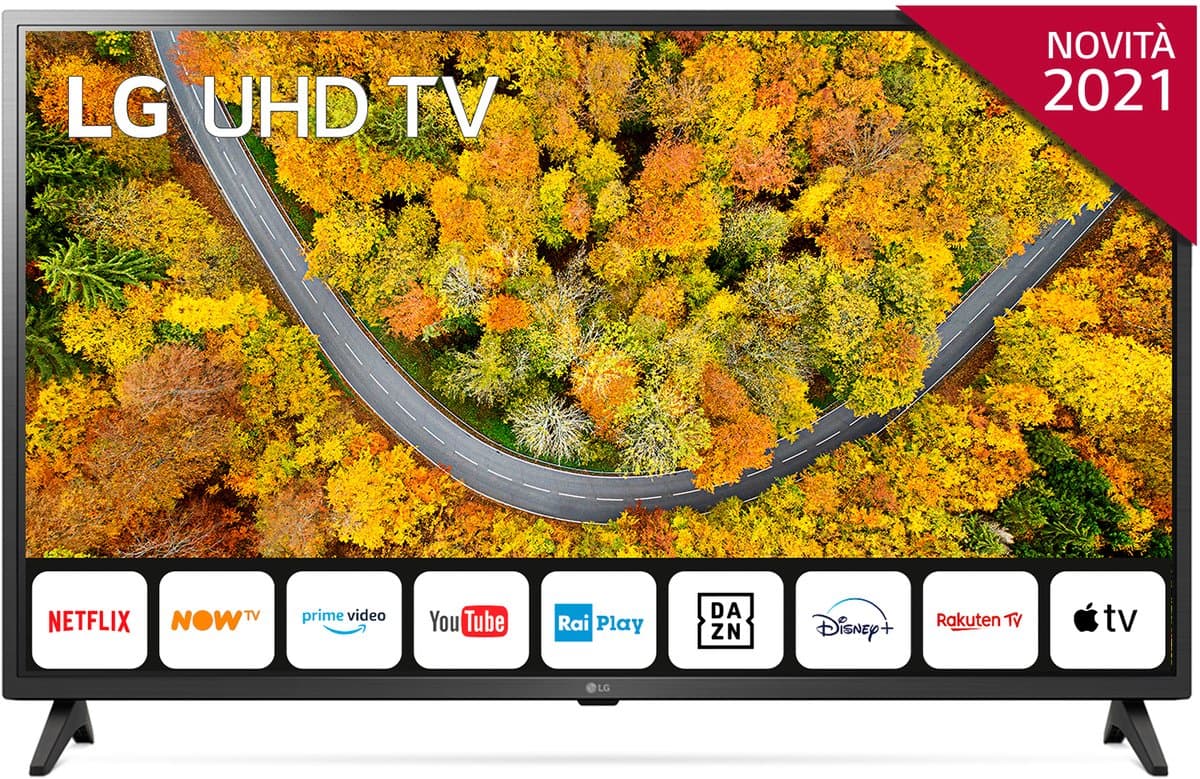 LG 43UP75006LF - 43 inch - 4K LED - 2021 - Buitenlands model — afbeelding 1