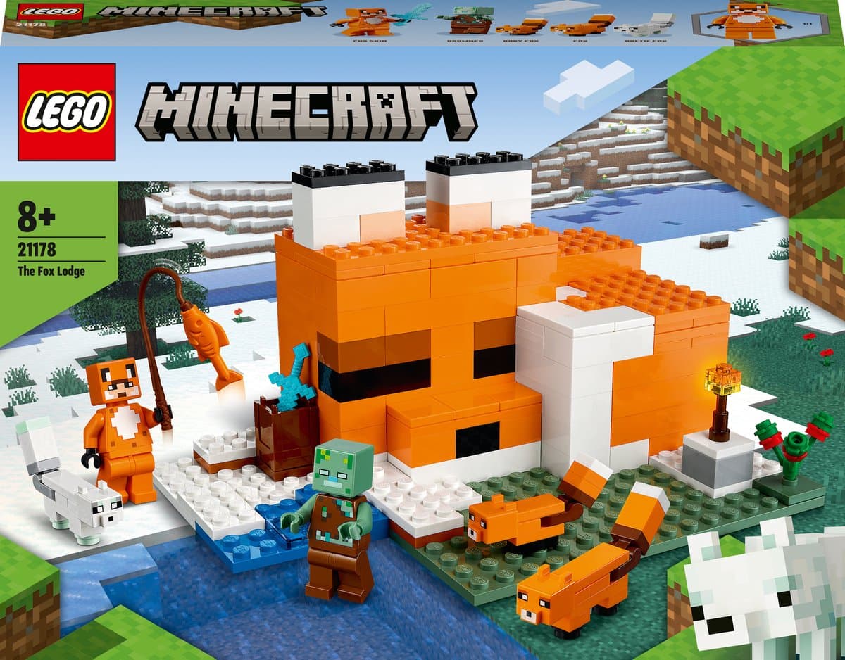 LEGO Minecraft De Vossenhut - 21178 — afbeelding 1