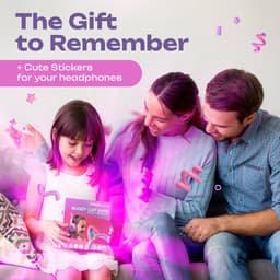 PowerLocus Bobo - Draadloze Koptelefoon voor Kinderen - Bluetooth koptelefoon - 74/85/94dB Volumebegrenzing - Katten Oortjes - Led Verlichting - Roze — thumbnail 9