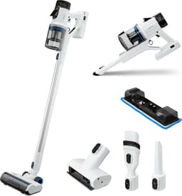 MEDION P350 W steelstofzuiger met wisfunctie (snoerloos, zakloos, cycloontechnologie, 350 watt, 2-in-1 steelstofzuiger, handstofzuiger, oplaadbare batterij, stofsensor, HEPA H13, LED-touchdisplay, bor — thumbnail 1