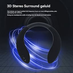 Draadloze sport speaker-Draadloze Nekband Bluetooth Speaker-luidspreker Halter Portable Bluetooth -luidspreker 3D Stereo Bass Wearable — thumbnail 10