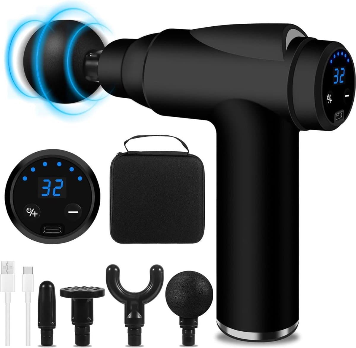 ApexArte® Massage Gun Professioneel - Massage Apparaat - Theragun — afbeelding 1