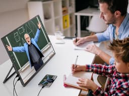UPERFECT Portable Monitor T01 22" 2K IPS Draagbaar Monitor 100% sRGB + USB-C Opladen voor Thuiswerken/Gaming for Laptop/Switch/MacBook VESA Mount — thumbnail 14