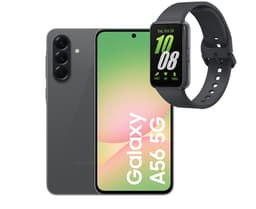 Samsung Galaxy A56 5G - 256GB - Awesome Graphite + Samsung Galaxy Fit3 — thumbnail 1