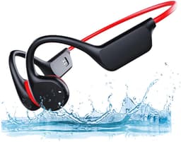 Bone Conduction Headphone - IPX8 Waterdicht - 32GB Geheugen - Open-Ear Draadloze Koptelefoon met Microfoon - Sport & Zwemmen - Gratis zwem oordoppen — thumbnail 7