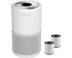 Erikssøn Luchtreiniger Prime - Met Hepa Filter 2x - 70 m3/u - Vermindert Stof En Pollen - Air Purifier - Wit