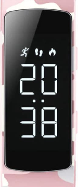West Watches Model Jungle Activity Tracker Stappenteller Tieners - Smartband - Sporthorloge - Camouflage roze — thumbnail 4