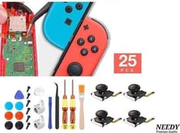 Reparatieset voor Nintendo Switch - Voor reparatie van 4 Joy-cons - 25 in 1 — thumbnail 4