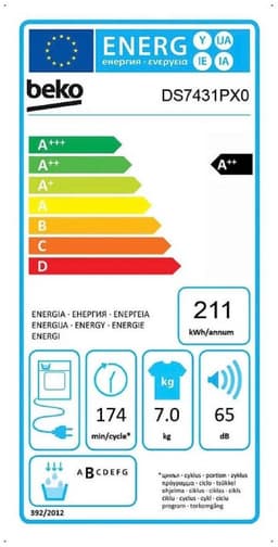 Beko DS7431PX0 - Warmtepompwasdroger — thumbnail 2