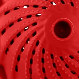 wasbol set van 4 - voor wasmachines - tot 90°C - huidvriendelijk - rood — thumbnail 3