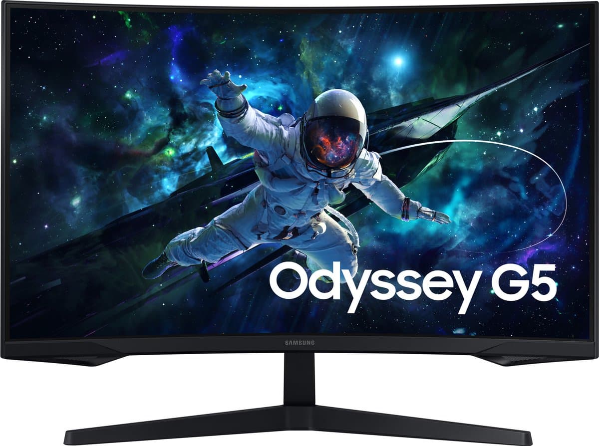 Samsung Odyssey G5 LS32CG552EUXEN - QHD Curved Gaming Monitor - 165hz - 32 inch — afbeelding 1