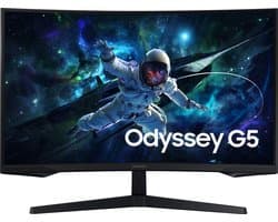 Samsung Odyssey G5 LS32CG552EUXEN - QHD Curved Gaming Monitor - 165hz - 32 inch