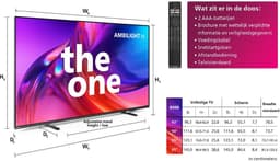 Philips The One 55PUS8548/12 - 55 inch - 4K LED - 2023 - Ambilight — thumbnail 3