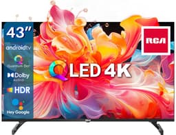 RCA RAQ43UN1 - 43 Inch (109 cm) - 4K UHD Smart TV - Frameless Design - Google Play Store - Spraakbediening - Dual-band WiFi — thumbnail 1